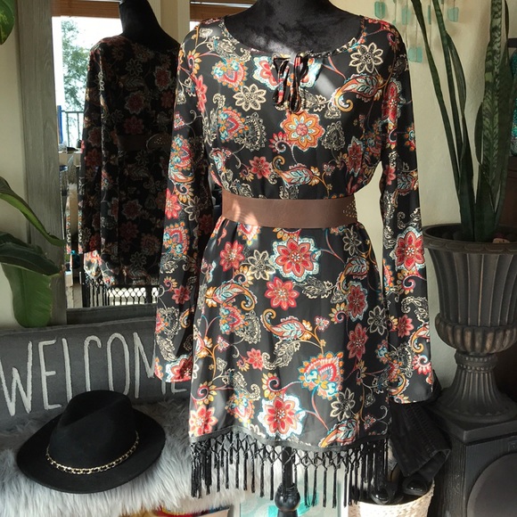 Dresses & Skirts - Fall Boho Dress